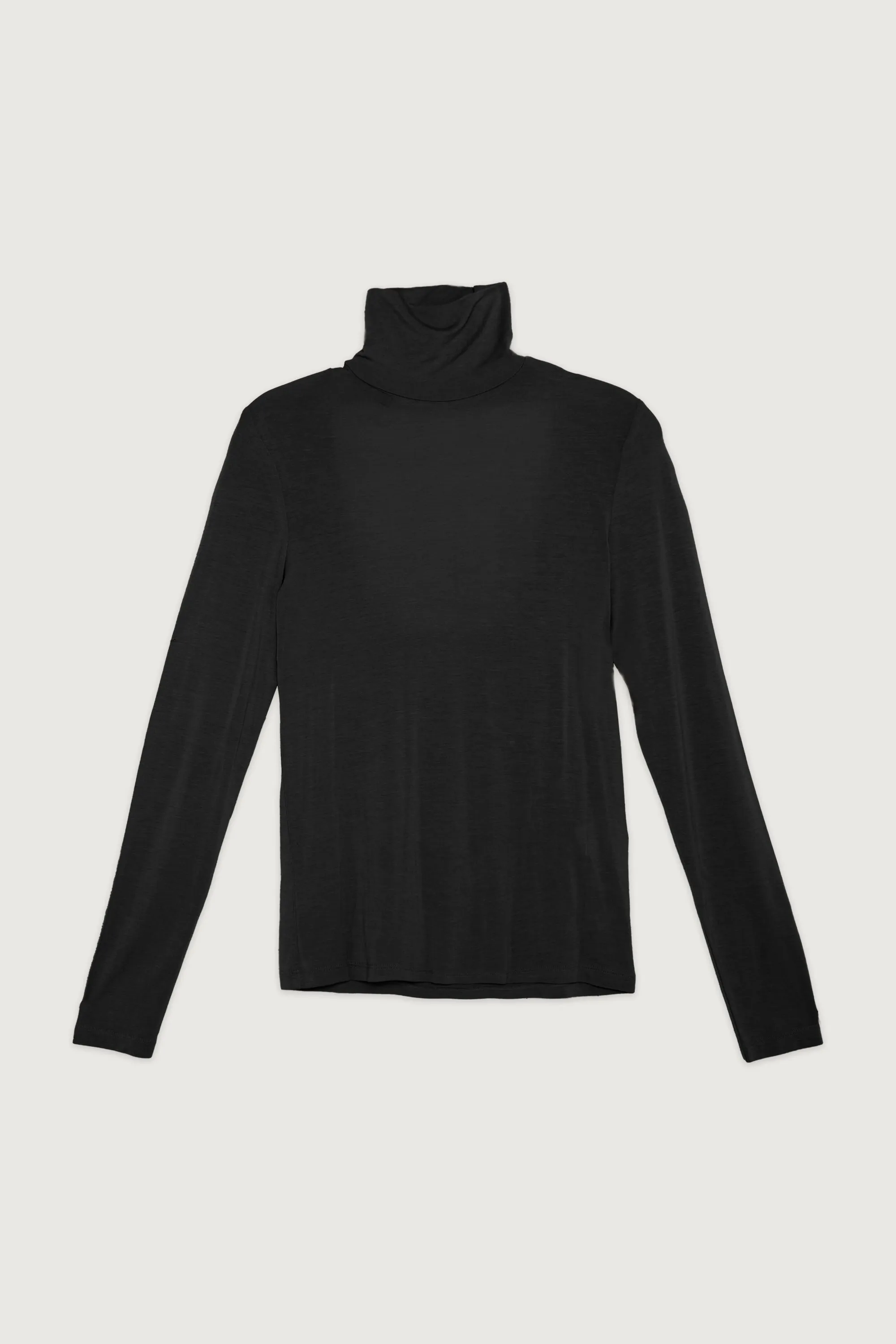 TURTLENECK TOP WITH BACK CUT-OUT