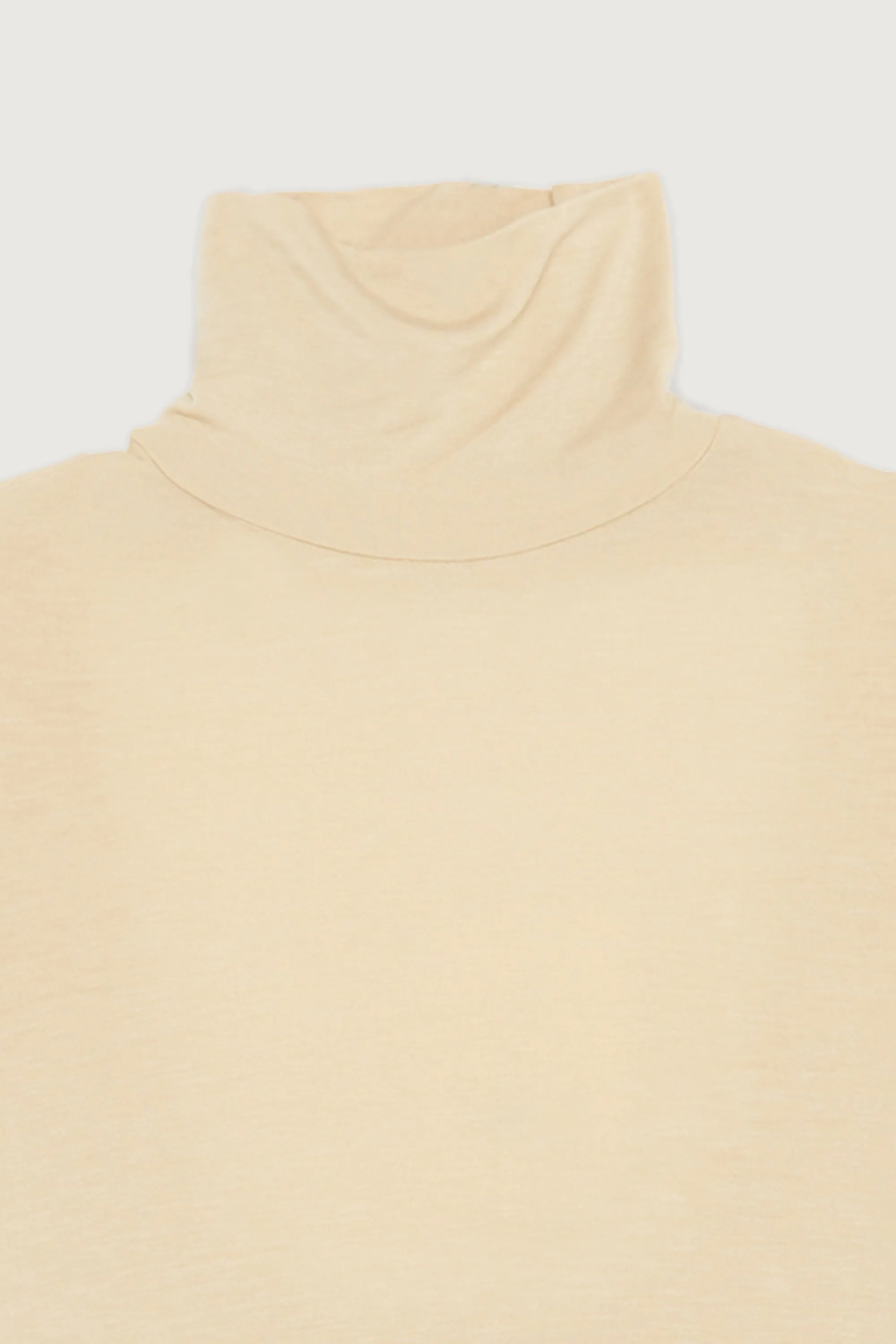 TURTLENECK TOP WITH BACK CUT-OUT