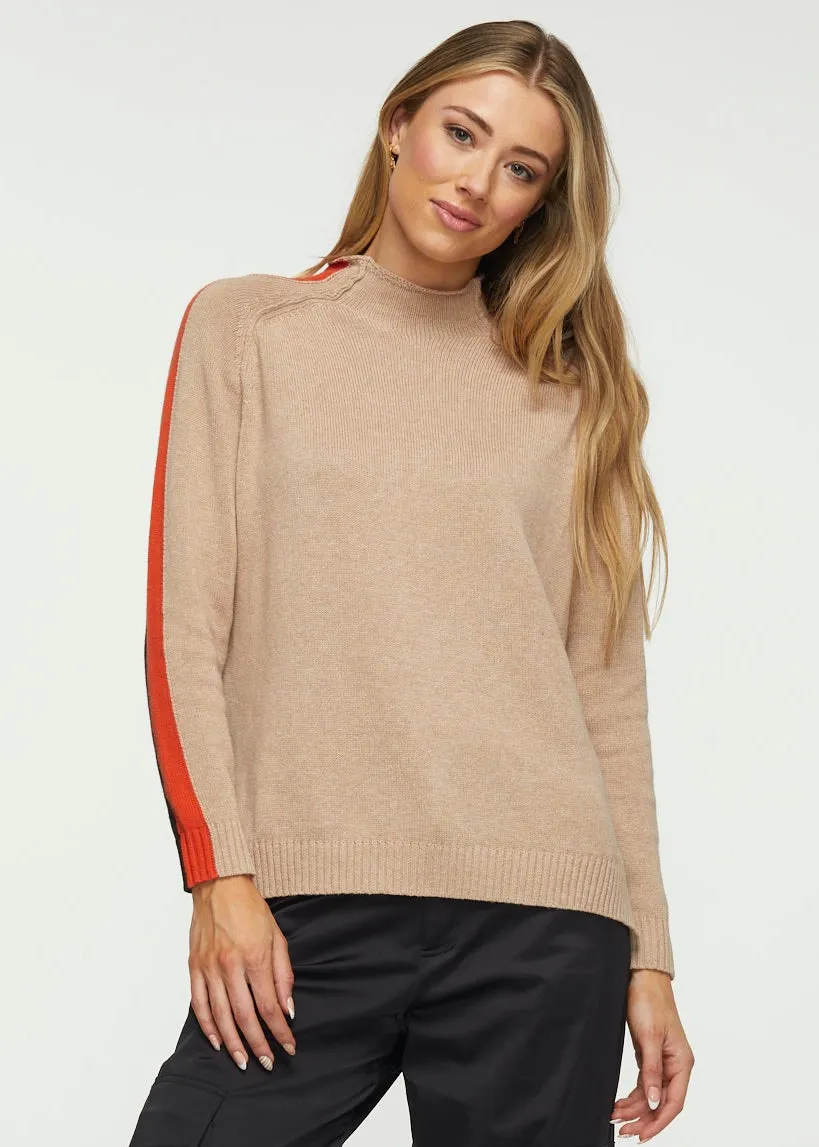 Zaket & Plover Contrast Funnel Neck Sweater ZP5343U