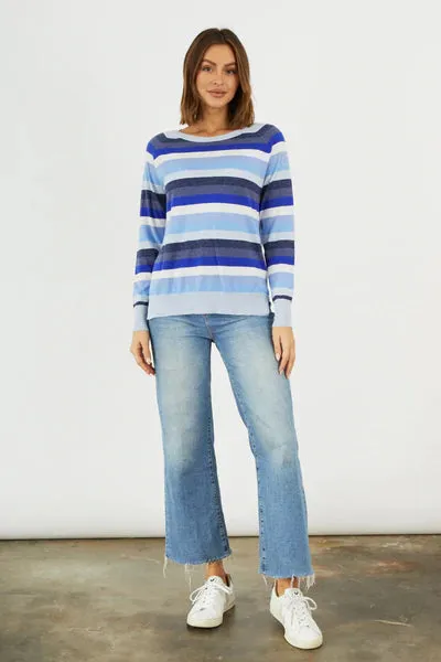 Zaket & Plover Multi Stripe Sweater